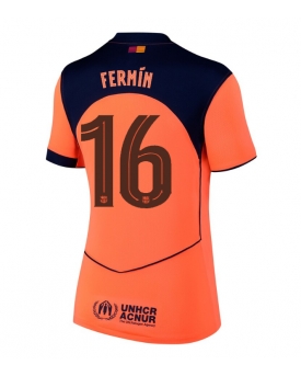 Billige Fotballdrakt Barcelona Fermin Lopez #16 Replika Tredjedrakt Dame 2025-26 Kortermet Billige Fotballdrakt Barcelona Fermin Lopez #16 Replika Tredjedrakt Dame 2025-26 Kortermet